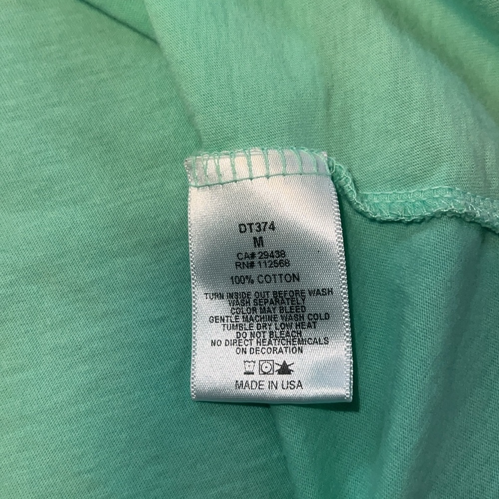 Miss Me White Mint Green Love Life Twisted Back Tank Top - Picture 11 of 11
